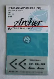 Archer 1/35 USMC Marines M1A1 Abrams Operation Iraqi Freedom OIF Iraq #2 AR35193