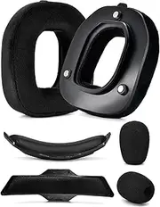 A50 Gen 3 Mod Kit - defean Replacement Earpads and Headband Compatible with Astro A50 Gen 3 Headset,Ear Cushions, Upgrade High-Density Noise Cancelling Foam, Added Thickness (Black Velour)