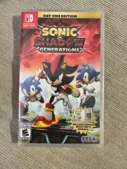 Sonic x Shadow Generations - Nintendo Switch 1 & 2 Game - Day One Edition NEW