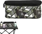 Rissunkv Portable Lamp Storage Bag,Small Lamp Organizer Bag Storage Bag | Camping Bag with Compartments Detachable Camping Accessories for Outdoor
