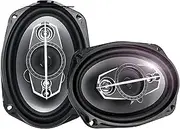 6X9 Inch 1000W 5-Way HiFi Coaxial Speaker with Dust Cover and Audio Cable Car Door Auto Audio Music Stereo
