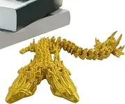 Dragons - Double Head Crystal Dragon Printed Fidget Toys,Flexible Articulated Dragon, Movable Joints, Executive Desk Toys for Home Office
