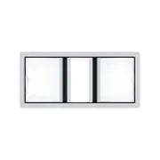 IXL Silver Tastic Luminate Dual 3 In 1 Bathroom Heater Exhaust Fan And Light