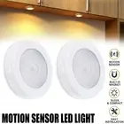 LED Night Light Motion Sensor Body Induction Home Lamp Rechargeable Wall Mount