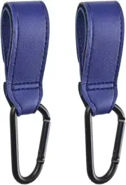 Pack of 2 NUZAMAS Pram Hook Clips Buggy Clips Carrier Pram Hooks Stroller Hoo...