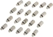 20PCS Connect Fitting, Compact Pneumatic Male Connector, Air Fitting Male Connector, Pneumatic Straight Male Connector for Compression Systems