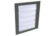 VIC NEW Stratco Shed Louvre Window Slate Grey