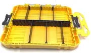 DWAN2190 Tool Box Compartments Clear Lid Organizer Removable Yellow Drill Bit...