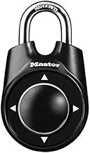 Master Lock 1500iD Speed Dial Combination Lock, Assorted Colors, 1500ID_azty
