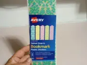 Avery Snap-in 5 Tabs Bookmark Plastic Dividers 8.5 x 11 Binder Large Format
