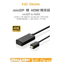 在飛比找蝦皮購物優惠-4K miniDP 轉 HDMI 轉換線 minidp to