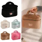 Large Capacity Toiletry Plush Cosmetic Vanity Storage Pouch Make-Up Cases B L2C8