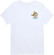 [Disney] Goofy - Peek A Boo Pocket - Youth Short Sleeve Graphic T-Shirt - Size Small White