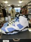 Air Jordan 6 Retro University Blue/White 384665-410 Size 4y