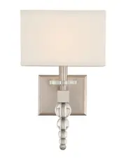 Crystorama 1-Light Clover Sconce