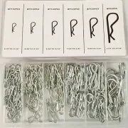 300pc Industrial Mechanical Hitch Hair R Cotter Pin Tractor Clip Assortment