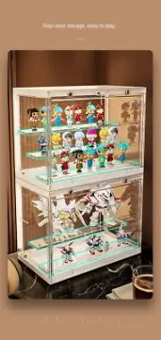 LED Display Case Box Step Stackable Dustproof Model Car Lego Hot Wheels