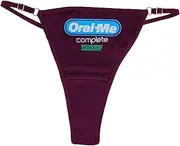 [Ebsem] ORAL ME Sexy Transparent See Through & Cotton Hipster Bikini Women's Funny Underwear Panties Briefs Lingerie Thong