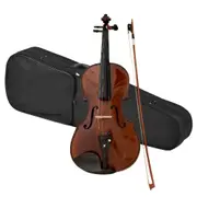 Maro Music Ebony Viola, Classic Viola for Intermediate and Advanced Students Adult, with Case, Viola Bow, Rosin, 15 Inches