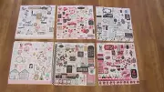 Echo Park 12" x 12" Sticker Pages Ephemera