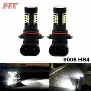 2pcs Power HID White 9006 HB4 LED Fog Lights Driving 80W 6000K Bulb Super Lamps (for: Mitsubishi)