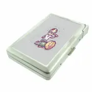 Zombie Em1 Cigarette Case with Built in Lighter Metal Wallet