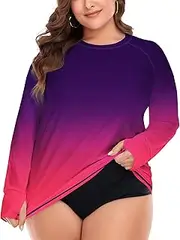 [FOREYOND] Women's Plus Size Workout Tank Tops Racerback Loose Fit Sport Athletic Tops Yoga Running Summer Shirts