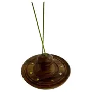 Wooden Incense Holder - Large Wooden Rounds - Incense Stick Ash Catcher