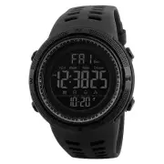 SKMEI Mens Large Display Digital Watch Resin Strap Stopwatch Alarm DG1251