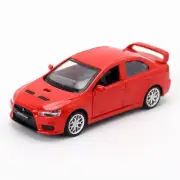 1:41 Mitsubishi Lancer Evolution X Toy Car Diecast Miniature Model Car Red