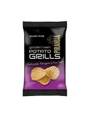Piranha Potato Grills Balsamic Vinegar & Sea Salt 75g x 12