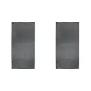 2PK Bambury Matrix Workout Microfibre Gym Towel Large Charcoal 60 x 120cm