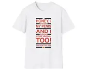 Funny Meme TShirt, Honey I Shrunk My Dong Joke Tee, Gift Shirt