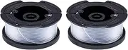 Black+Decker Trimmer Line Replacement Spool, Autofeed 30 ft, 0.065-Inch, 2-Pack (AF-100-2)