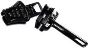 Zipper Repair Solution, YKK 10 Vislon Slider - Black (1 Slider / Pack)