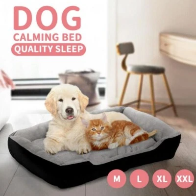 PaWz Pet Bed Dog Cat Calming Bed Sleeping Comfy Cave Washable Mat Extra Large