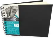 Ashton & Wright - A5 Classic Ivory Hardback Spiral Bound Sketchbook - 60 Sheets
