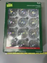 12 Iridescent Glass Ornaments Hobby Lobby