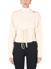 [Ambush] Ambush-T-Shirt With Corset Belt-Donna S