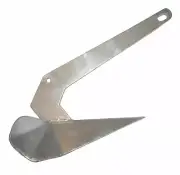 Marine Delta Style 66 lbs 30 kg Galvanized Steel Plow Anchor, 33'-46'ft