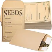 jojofuny 200pcs Paper Envelopes Self Adhesive Storage Bags Mini Packets for Packing Mailing Cash and More for Home Office and School Use