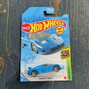 NEW! Hot Wheels '94 Bugatti EB110 SS Blue #224 224/250 2021 HW Exotics 6/10