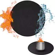 47'' Fire Pit Mat for Solo Stove Bonfire, 3-Layer Fireproof Mat round under Gril