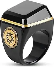 KEWAYO 18mm Smart Ring Counter, Smart Tasbih Zikr Ring, Smart Ring Counter, Muslim Prayer, OLED Display, Tasbih Counter, Wearable Technology, Waterproof, USB Rechargeable