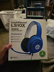 PowerA LucidSound LS10X Wired Gaming Headset for Xbox Series X|S, Shock Blue