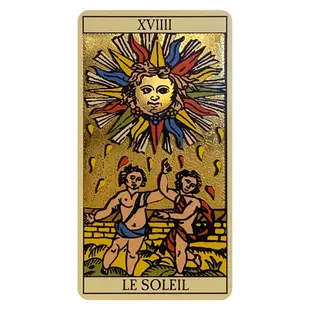 A178 ◈光之海◈現貨 正版 Golden Tarot Of Marseille 黃金馬賽塔羅 贈送中文說明電子檔