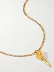 [Alighieri] Alighieri - The Mark Of The Future Recycled Gold-plated Necklace - One size One size Gold