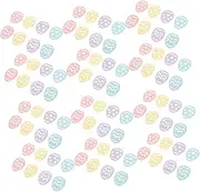 KOMBIUDA 200pcs Easter Egg Confetti Easter Eggs Birthday Confetti Happy Easter Confetti Easter Party Decoration Noodle Lattice Roller Table Top Decoration Confetti Throwing Paper