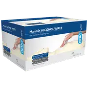 AEROWIPE 70% Ethyl Alcohol Manikin Swab 19 x 14cm Box/50