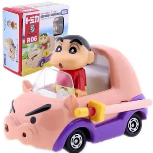 ☆勳寶玩具舖【現貨】TAKARA TOMY 多美小汽車 DREAM TOMICA RIDE ON 騎乘 R06 蠟筆小新 肥嘟嘟左衛門 小汽車